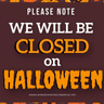 Closed On Halloween